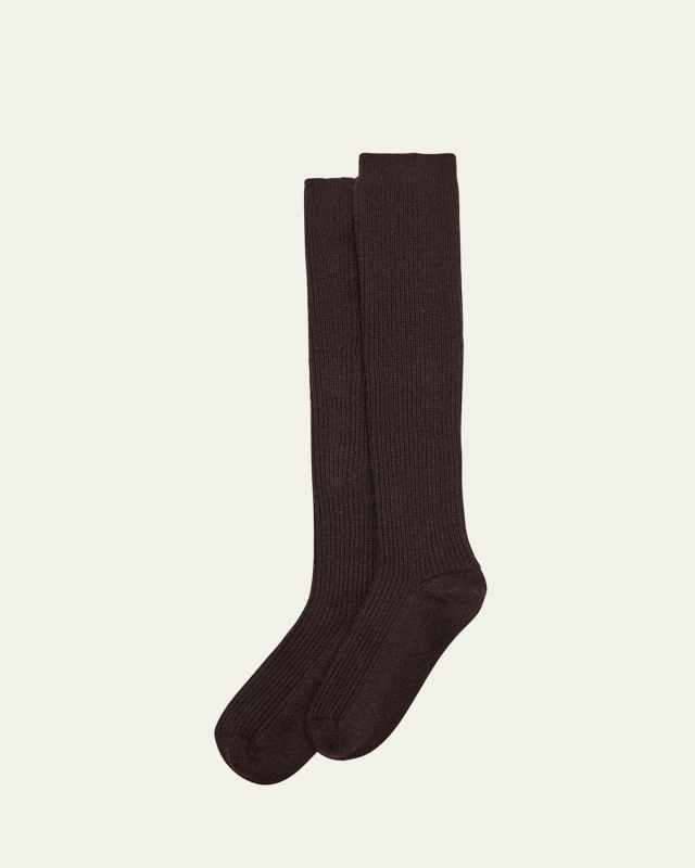 Zeraphine Cashmere Knee-High Socks